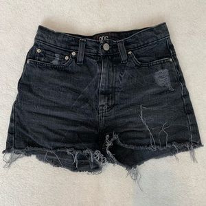 BDG Black Denim Shorts